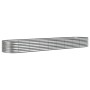 Jardinera arriate acero galvanizado plata 368x80x36 cm en Macetas y jardineras | Comprar online en Foru.es