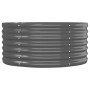 Jardinera arriate acero galvanizado antracita 440x80x36 cm en Macetas y jardineras | Comprar online en Foru.es
