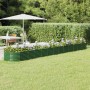 Jardinera arriate acero galvanizado verde 512x80x36 cm en Macetas y jardineras | Comprar online en Foru.es