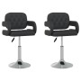 Sillas de comedor giratorias 2 unidades cuero sintético negro de vidaXL, Sillas de comedor - Ref: Foro24-335558, Precio: 166,...