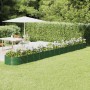 Jardinera arriate acero galvanizado verde 620x80x36 cm en Macetas y jardineras | Comprar online en Foru.es