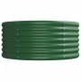 Jardinera arriate acero galvanizado verde 620x80x36 cm en Macetas y jardineras | Comprar online en Foru.es