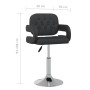 Sillas de comedor giratorias 2 unidades cuero sintético negro de vidaXL, Sillas de comedor - Ref: Foro24-335558, Precio: 166,...