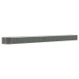 Jardinera arriate acero galvanizado gris 620x80x36 cm en Macetas y jardineras | Comprar online en Foru.es