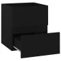 Mueble con lavabo negro madera contrachapada de vidaXL, Tocadores de baño - Ref: Foro24-3071622, Precio: 165,02 €, Descuento: %
