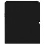 Mueble con lavabo negro madera contrachapada de vidaXL, Tocadores de baño - Ref: Foro24-3071622, Precio: 171,95 €, Descuento: %