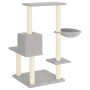 Rascador para gatos con postes de sisal gris claro 95 cm de vidaXL, Mobiliario para gatos - Ref: Foro24-172074, Precio: 41,41...