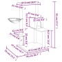 Rascador para gatos con postes de sisal gris claro 95 cm de vidaXL, Mobiliario para gatos - Ref: Foro24-172074, Precio: 41,41...