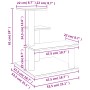 Rascador para gatos con postes de sisal gris claro 61 cm de vidaXL, Mobiliario para gatos - Ref: Foro24-172086, Precio: 45,77...