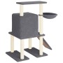 Rascador para gatos con postes de sisal gris oscuro 96,5 cm de vidaXL, Mobiliario para gatos - Ref: Foro24-172078, Precio: 44...