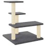 Rascador para gatos con postes de sisal gris oscuro 61 cm de vidaXL, Mobiliario para gatos - Ref: Foro24-172087, Precio: 45,1...