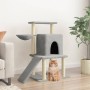 Rascador para gatos con postes de sisal gris claro 96,5 cm de vidaXL, Mobiliario para gatos - Ref: Foro24-172077, Precio: 40,...