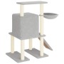 Rascador para gatos con postes de sisal gris claro 96,5 cm de vidaXL, Mobiliario para gatos - Ref: Foro24-172077, Precio: 40,...