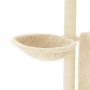Rascador para gatos con postes de sisal color crema 96,5 cm de vidaXL, Mobiliario para gatos - Ref: Foro24-172076, Precio: 41...