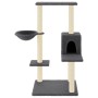 Rascador para gatos con postes de sisal gris oscuro 95 cm de vidaXL, Mobiliario para gatos - Ref: Foro24-172075, Precio: 41,5...