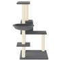 Rascador para gatos con postes de sisal gris oscuro 95 cm de vidaXL, Mobiliario para gatos - Ref: Foro24-172075, Precio: 41,5...
