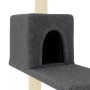 Rascador para gatos con postes de sisal gris oscuro 95 cm de vidaXL, Mobiliario para gatos - Ref: Foro24-172075, Precio: 41,5...