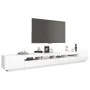 Mueble para TV con luces LED blanco brillante 300x35x40 cm de vidaXL, Muebles TV - Ref: Foro24-3081930, Precio: 267,60 €, Des...
