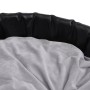 Cama para perros felpa y cuero sintético negro gris 99x89x21 cm en Camas para perros | Comprar online en Foru.es
