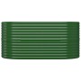 Jardinera arriate acero galvanizado verde 152x80x68 cm en Macetas y jardineras | Comprar online en Foru.es