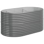 Jardinera arriate acero galvanizado gris 152x80x68 cm en Macetas y jardineras | Comprar online en Foru.es