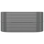 Jardinera arriate acero galvanizado gris 152x80x68 cm en Macetas y jardineras | Comprar online en Foru.es