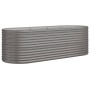 Jardinera arriate acero galvanizado gris 224x80x68 cm en Macetas y jardineras | Comprar online en Foru.es