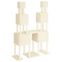 Rascador para gatos con postes de sisal color crema 199 cm de vidaXL, Mobiliario para gatos - Ref: Foro24-172079, Precio: 77,...