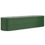 Jardinera arriate acero galvanizado verde 296x80x68 cm en Macetas y jardineras | Comprar online en Foru.es