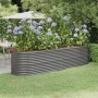 Jardinera arriate acero galvanizado gris 296x80x68 cm en Macetas y jardineras | Comprar online en Foru.es