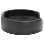 Cama para perros felpa y cuero sintético negra 69x59x19 cm en Camas para perros | Comprar online en Foru.es