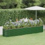 Jardinera arriate acero galvanizado verde 368x80x68 cm en Macetas y jardineras | Comprar online en Foru.es