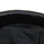 Cama para perros felpa y cuero sintético negra 69x59x19 cm en Camas para perros | Comprar online en Foru.es