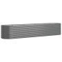 Jardinera arriate acero galvanizado gris 368x80x68 cm en Macetas y jardineras | Comprar online en Foru.es