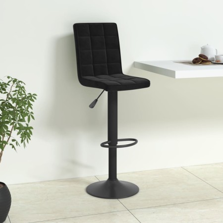 Taburete de cocina de terciopelo negro de vidaXL, Taburetes de cocina - Ref: Foro24-335749, Precio: 85,96 €, Descuento: %