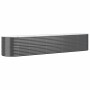 Jardinera arriate acero galvanizado antracita 368x80x68 cm en Macetas y jardineras | Comprar online en Foru.es