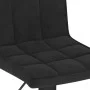 Black Velvet Kitchen Stool by vidaXL, Kitchen stools - Ref: Foro24-335749, Price: 84,59 €, Discount: %