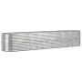 Jardinera arriate acero galvanizado plata 368x80x68 cm en Macetas y jardineras | Comprar online en Foru.es