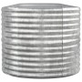 Jardinera arriate acero galvanizado plata 368x80x68 cm en Macetas y jardineras | Comprar online en Foru.es