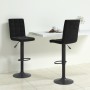 Taburetes de cocina 2 unidades terciopelo negro de vidaXL, Taburetes de cocina - Ref: Foro24-335760, Precio: 143,68 €, Descue...