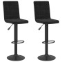 Taburetes de cocina 2 unidades terciopelo negro de vidaXL, Taburetes de cocina - Ref: Foro24-335760, Precio: 143,68 €, Descue...