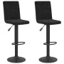 Taburetes de cocina 2 unidades terciopelo negro de vidaXL, Taburetes de cocina - Ref: Foro24-335760, Precio: 141,32 €, Descue...