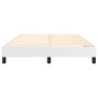 Estructura de cama de cuero sintético blanco 140x190 cm de vidaXL, Camas y somieres - Ref: Foro24-3120695, Precio: 100,14 €, ...
