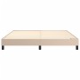 Estructura de cama de cuero sintético capuchino 160x200 cm de vidaXL, Camas y somieres - Ref: Foro24-3120711, Precio: 120,66 ...