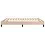 Estructura de cama de cuero sintético capuchino 160x200 cm de vidaXL, Camas y somieres - Ref: Foro24-3120711, Precio: 120,66 ...