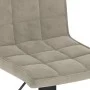 Taburetes de cocina 2 unidades terciopelo gris claro de vidaXL, Taburetes de cocina - Ref: Foro24-335763, Precio: 138,94 €, D...