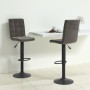 Taburetes de cocina 2 unidades terciopelo gris oscuro de vidaXL, Taburetes de cocina - Ref: Foro24-335764, Precio: 122,34 €, ...
