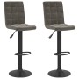 Taburetes de cocina 2 unidades terciopelo gris oscuro de vidaXL, Taburetes de cocina - Ref: Foro24-335764, Precio: 122,34 €, ...