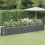 Jardinera arriate acero galvanizado antracita 440x80x68 cm en Macetas y jardineras | Comprar online en Foru.es
