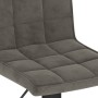 Taburetes de cocina 2 unidades terciopelo gris oscuro de vidaXL, Taburetes de cocina - Ref: Foro24-335764, Precio: 122,34 €, ...